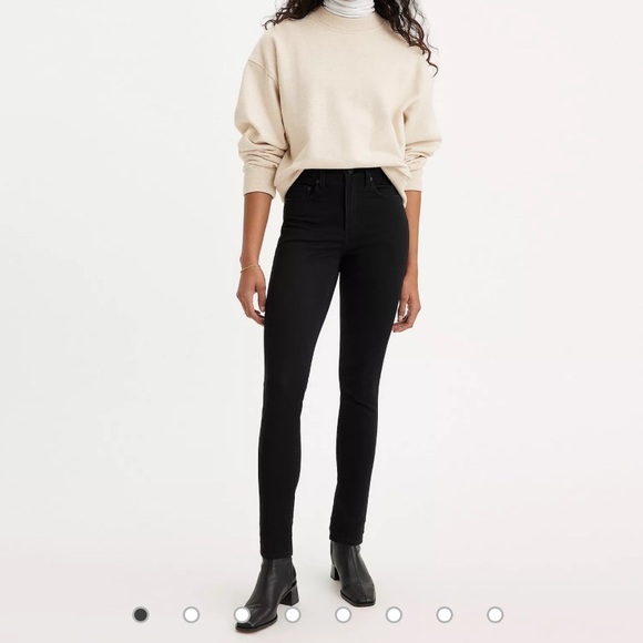 Levi’s Super Skinny Black Jeans - Picture 1 of 5
